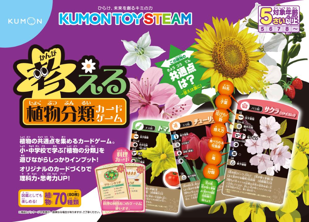 考える植物分類カードゲーム
